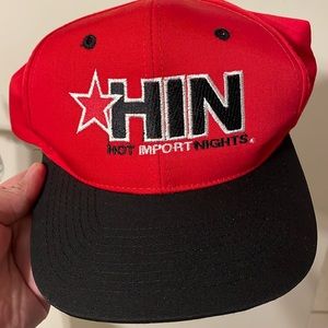 Brand New Hot Import Night by Nissin Cap Red